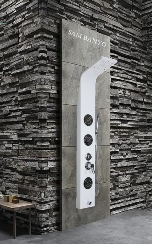 MS-06CB SAM CAMEL BEYAZ YUVARLAK DUŞ PANELİ