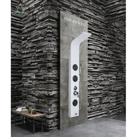 MS-06CB SAM CAMEL BEYAZ YUVARLAK DUŞ PANELİ