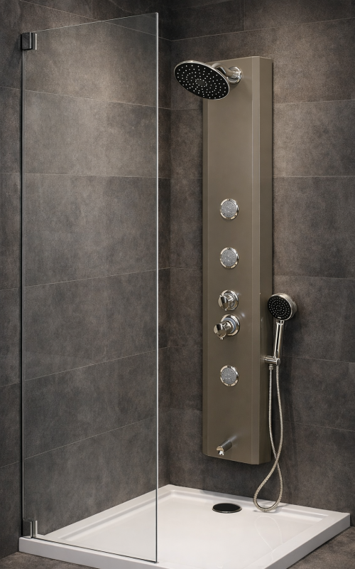 DS-05GB SAM DERYA GRİ BEJ DUŞ PANELİ