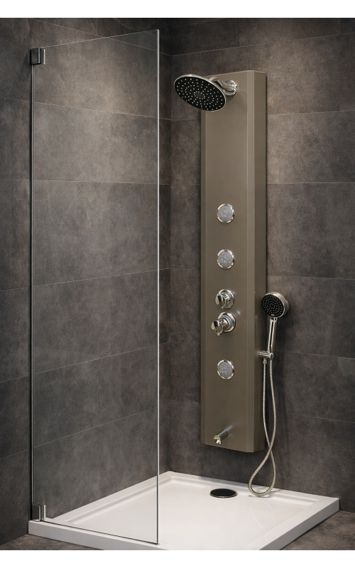 DS-05GB SAM DERYA GRİ BEJ DUŞ PANELİ