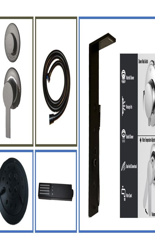 MS-03SGBS SAM FIRAT BLACK STYLE DUŞ PANELİ