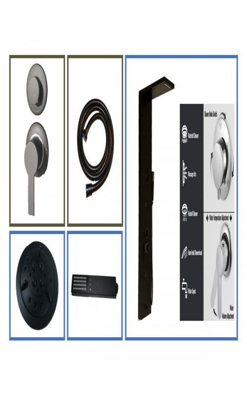 MS-03SGBS SAM FIRAT BLACK STYLE DUŞ PANELİ