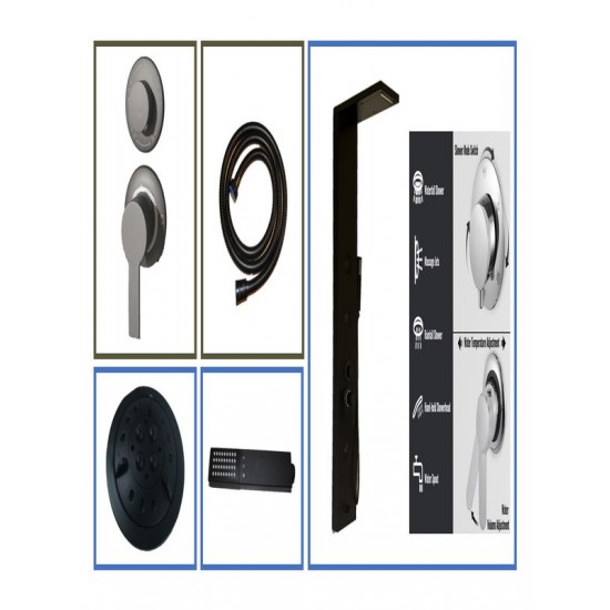 MS-03SGBS SAM FIRAT BLACK STYLE DUŞ PANELİ