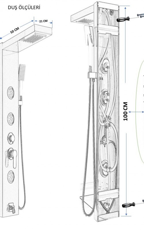 MS-03SGK SAM FIRAT KROM DUŞ PANELİ