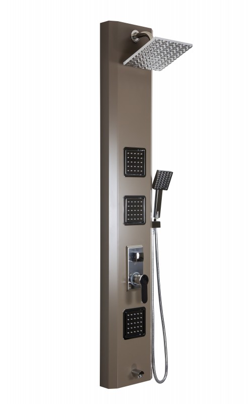 Nil Kompozit Bej Gri Duş Paneli