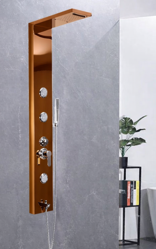 MS-03BRZ. SAM FIRAT BRONZ-BAKIR  DUŞ PANELİ